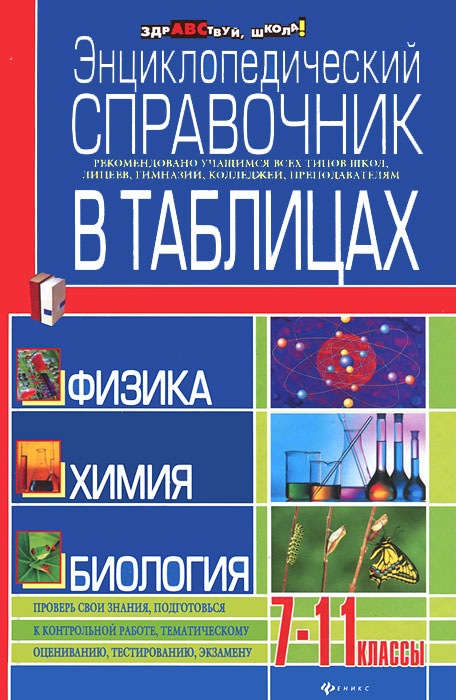 Энциклопедический справочник в таблицах. Физика. Химия. Биология