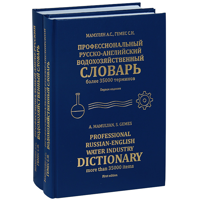 Профессиональный русско-английский и англо-русский водохозяйственный словарь (комплект из 2 книг)