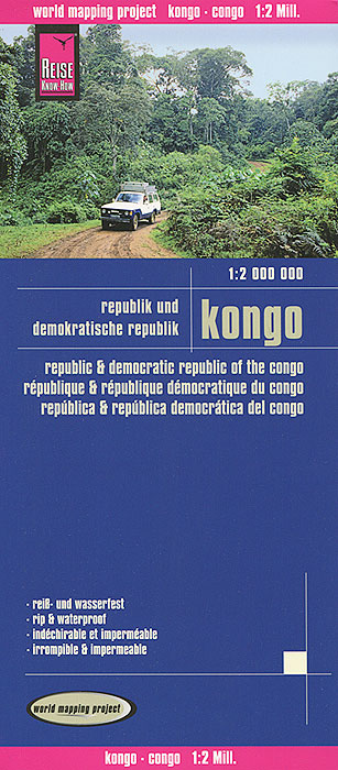 Kongo. Карта