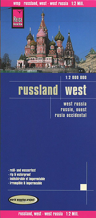 Russland West. Карта