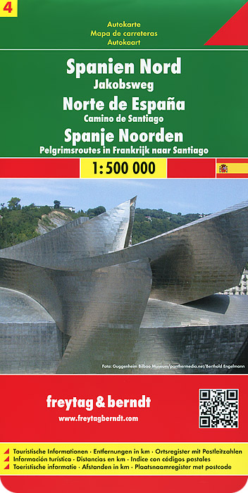 Spain North: Autokarte