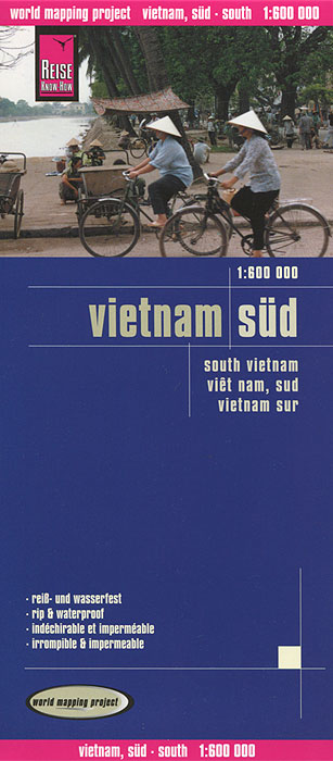 Vietnam. Sud. Карта