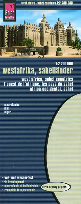 West Africa, the Sahel Countries: Map
