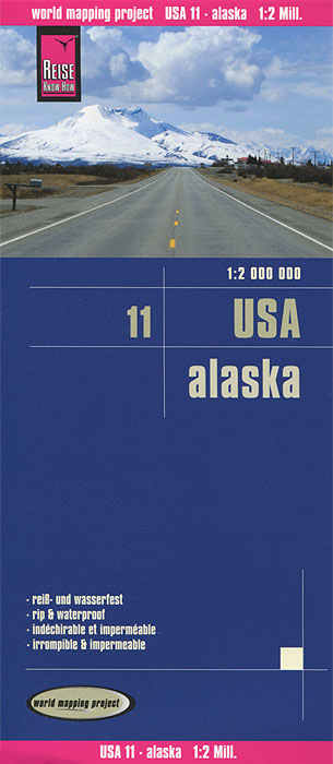 USA. Alaska. Карта