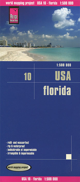 USA 10. Florida. Карта