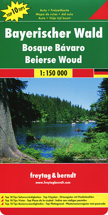 Bayerischer Wald: Auto + Freizeitkarte