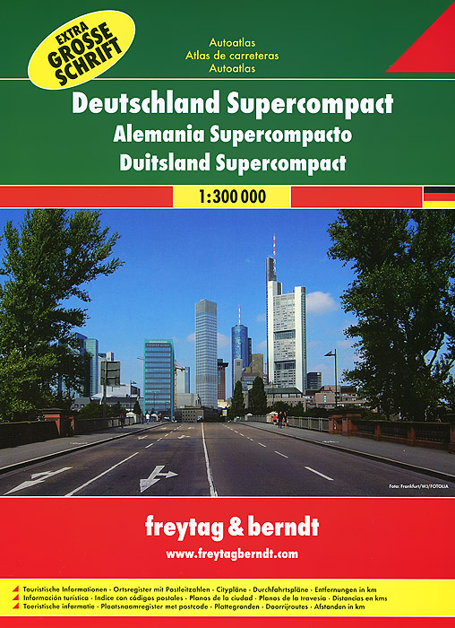 Germany: Supercompact Road Atlas
