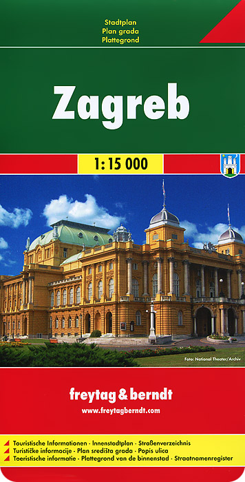 Zagreb: Stadtplan