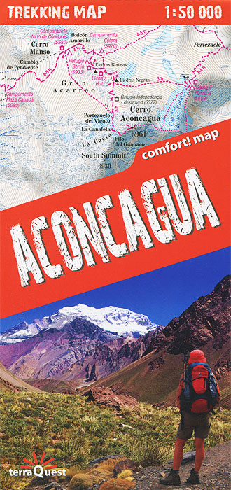 Aconcagua: Trekking Map