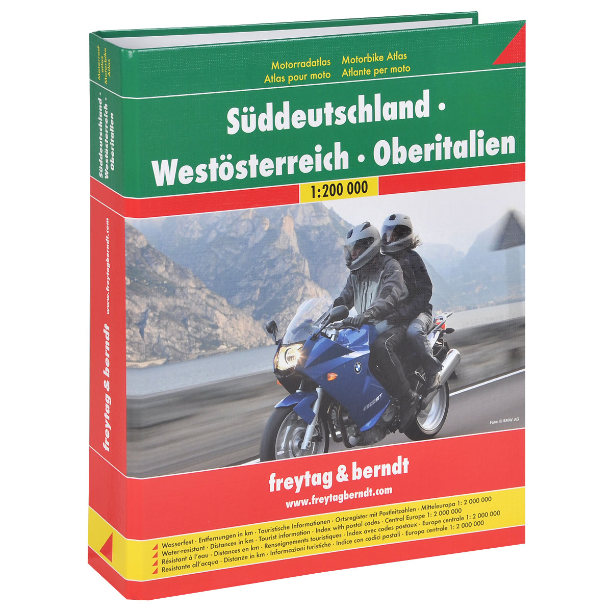 Southern Germany, Western Austria and Northern Italy Motorcycle Atlas
