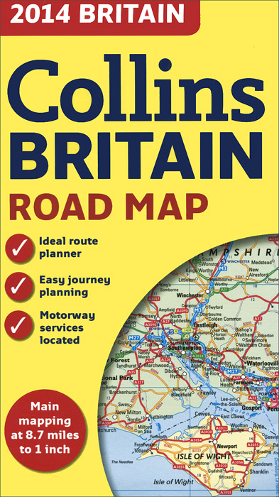 Collins Britain Road Map 2014