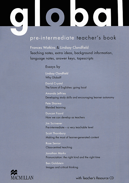 Global Pre-Intermediate: Teacher‘s Book (+ DVD-ROM)