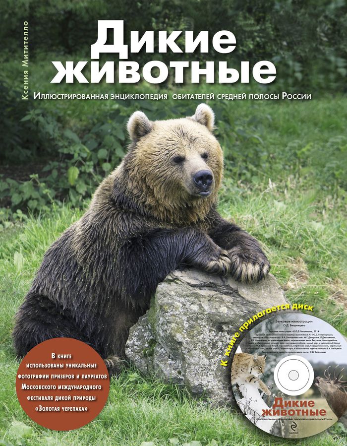 Дикие животные. Иллюстрированная энциклопедия обитателей средней полосы России (+ CD-ROM)