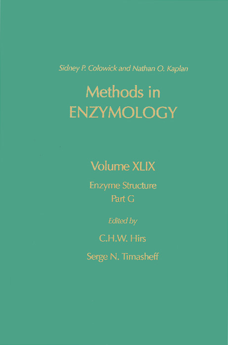Methods in Enzymology: Volume 49: Enzyme Structure: Part G