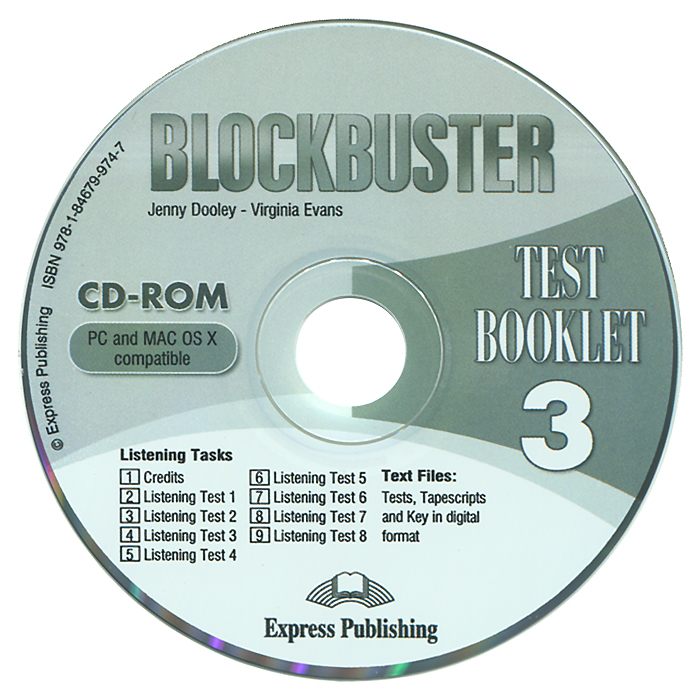 Blockbuster 3: Test Booklet (аудиокурс CD-ROM)