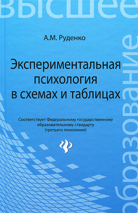 Иллюстрация к книге Экспериментальная психология в схемах и таблицах. Учебное пособие Экспериментальная психология в схемах и таблицах. Учебное пособие