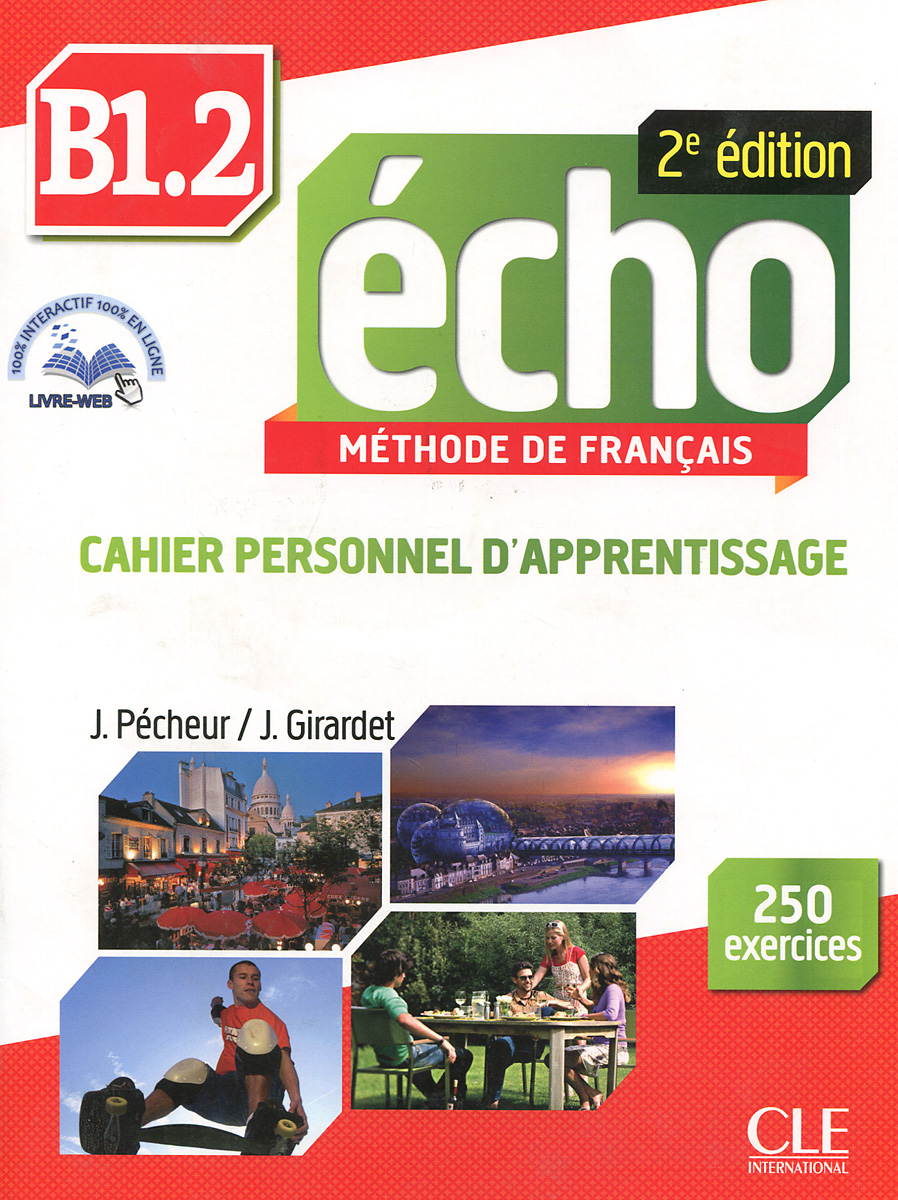 Echo B1. 2: Methode de Francais: Cahier personnel d'apprentissage (+брошюра, CD)