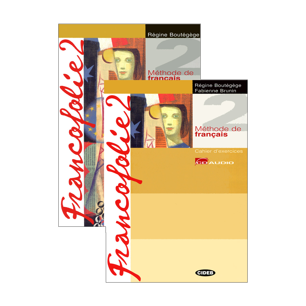 Francofolie 2: Livre de l'eleve. Cahier d'exercices (комплект из 2 книг + Portfolio, 2 CD, 1 CD-ROM)