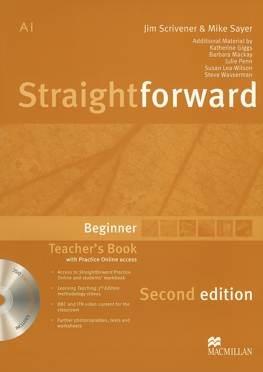Straightforward: Beginner: Teacher's Book (+ DVD-ROM)