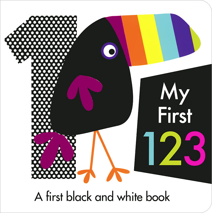 My First 123: A First Black and White Book