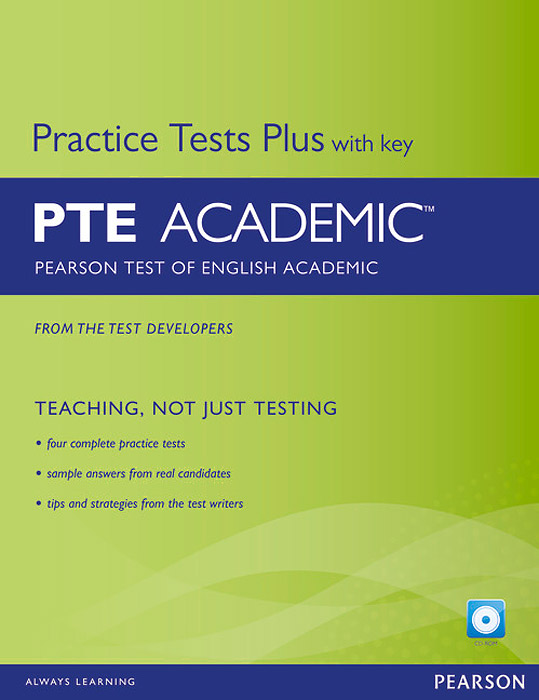 Pearson Test of English Academic: Practice Tests Plus with Key (+ CD-ROM)