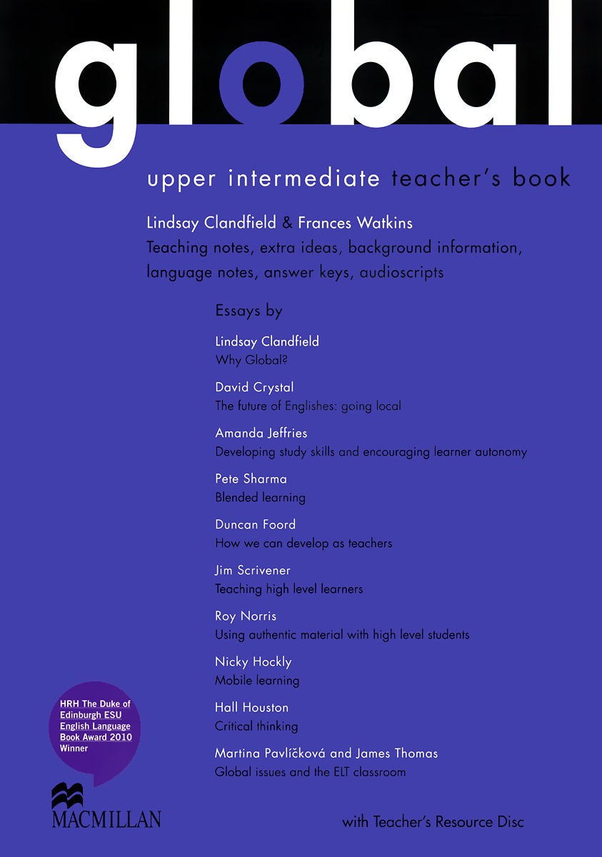 Global: Upper-Intermediate: Teacher‘s Book (+ CD-ROM)