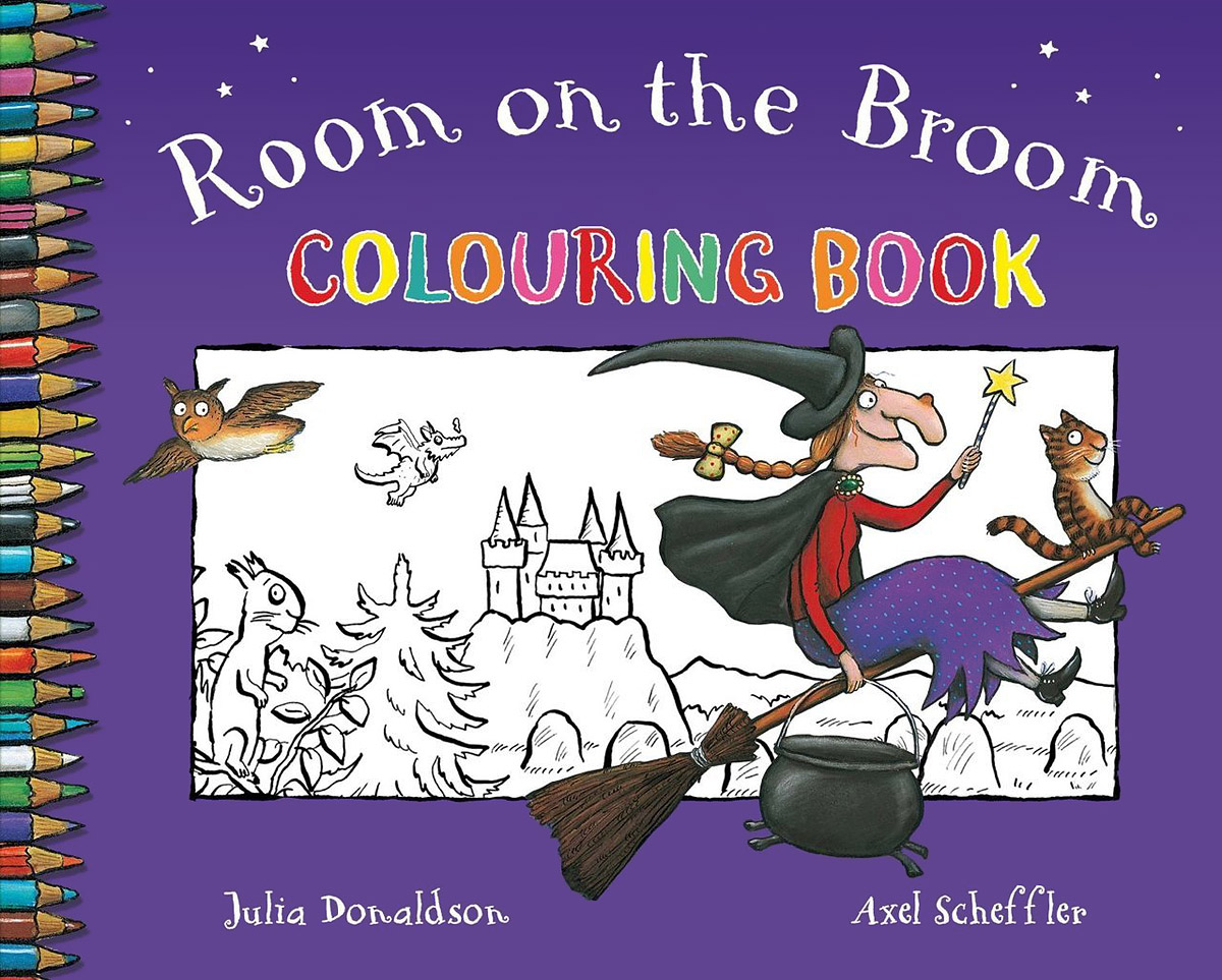 Room on the Broom: Colouring Book