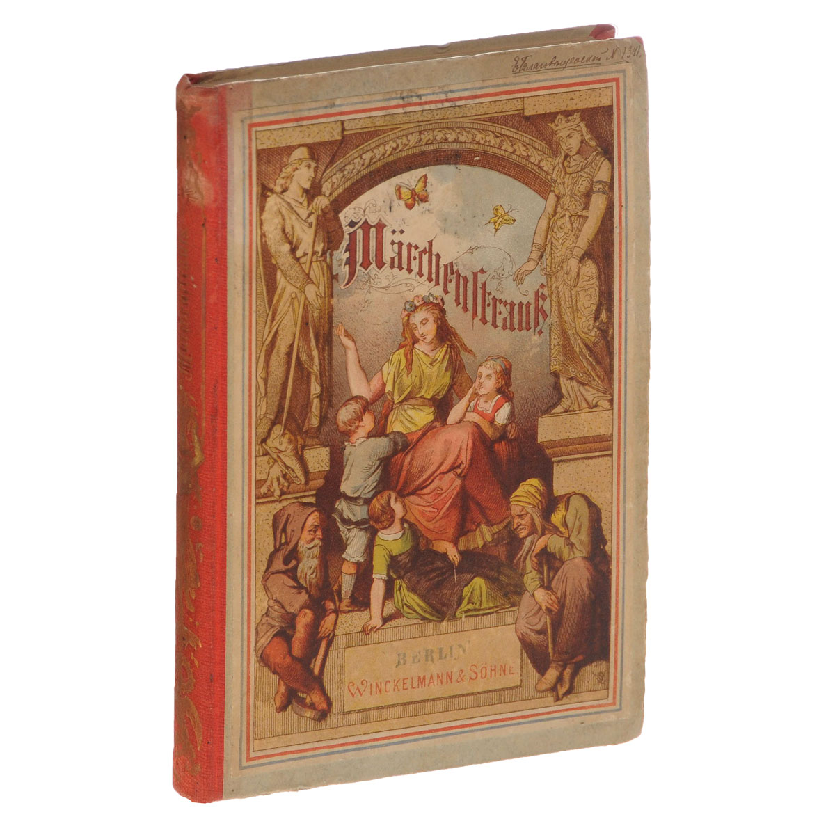 Marchenstrauss12296407 Marchenstrauss12296407Берлин, 1880 год. Издательство Verlag von Winckelmann & Sohne. Издательский переплет. Книжный блок отходит от переплета. Сохранность удовлетворительная. Вниманию читателей предлагается издание MARCHENSTRAUSS. Богато иллюстрированный сборник немецких сказок. Издание не подлежит вывозу за пределы Российской Федерации.