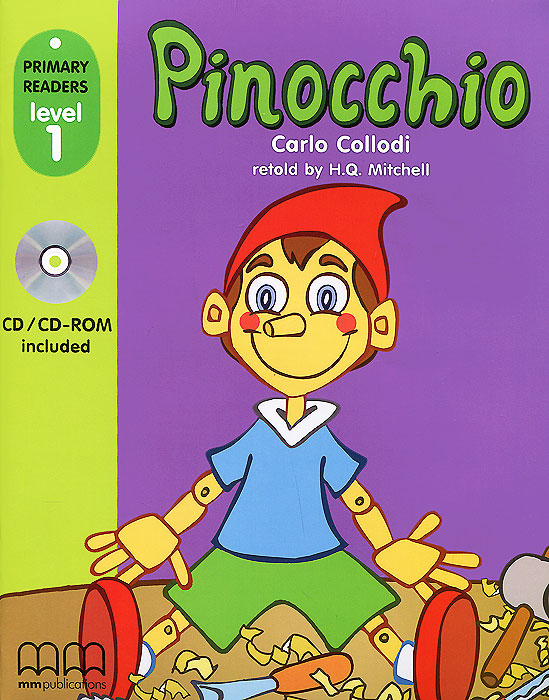 Pinocchio: Primary Readers: Level 1 (+CD-ROM)