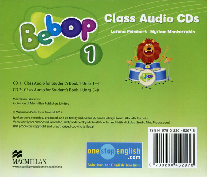 Bebop 1: Class Audio CDs (аудиокурс на 2 CD)