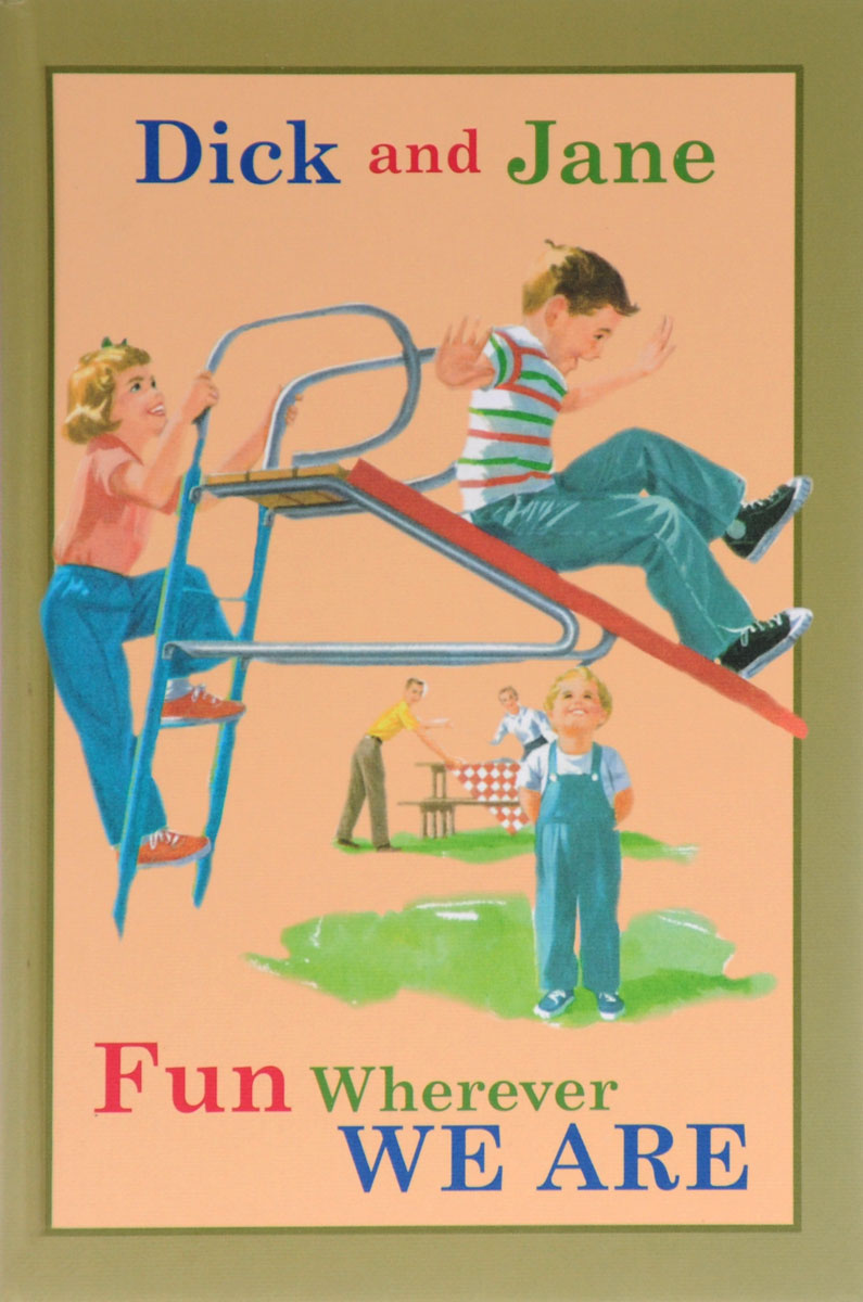 Dick and Jane: Fun Wherever We Are12296407 Dick and Jane: Fun Wherever We Are12296407Millions of Americans remember Dick and Jane (and Sally and Spot too!). The little stories with their simple vocabulary words and warmly rendered illustrations were a hallmark of American education in the 1950s and 1960s. But the first Dick and Jane stories actually appeared much earlier - in the Scott Foresman Elson Basic Reader Pre-Primer, copyright 1930. These books featured short, upbeat, and highly readable stories for children. The pages were filled with colorful characters and large, easy-to-read Century Schoolbook typeface. There were fun adventures around every corner of Dick and Janes world. Generations of American children learned to read with Dick and Jane, and many still cherish the memory of reading the simple stories on their own. Today, Pearson Scott Foresman remains committed to helping all children learn to read - and love to read. As part of Pearson Education, the worlds largest educational publisher, Pearson Scott Foresman is honored to reissue these...
