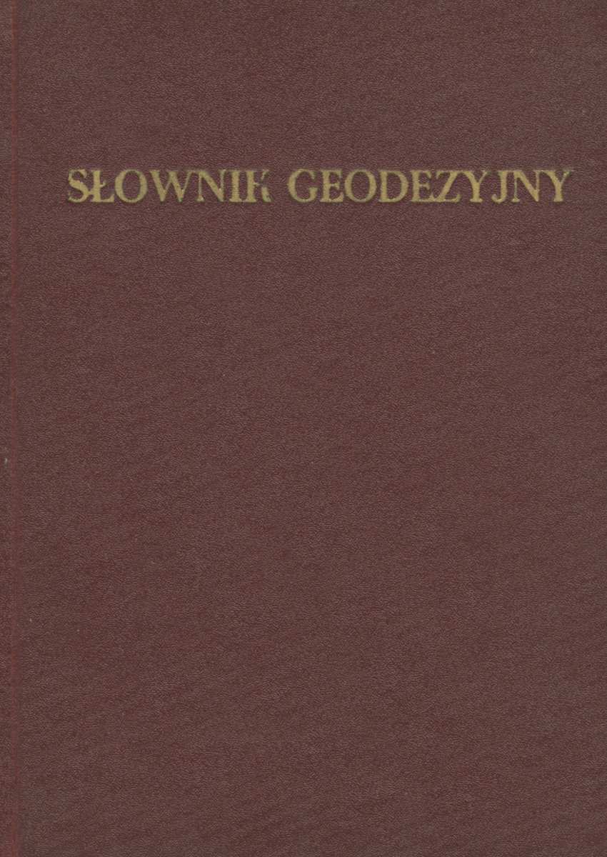 Slownik geodezyjny