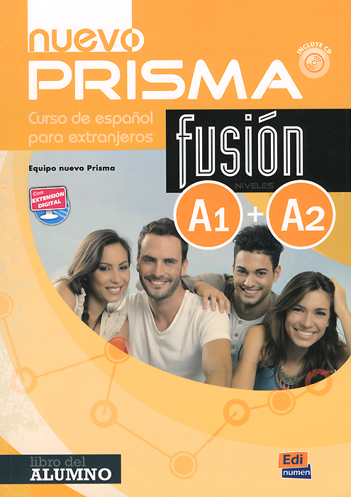 Nuevo prisma fusion: A1 + A2: Curso de espanol para extranjeros (+ CD)