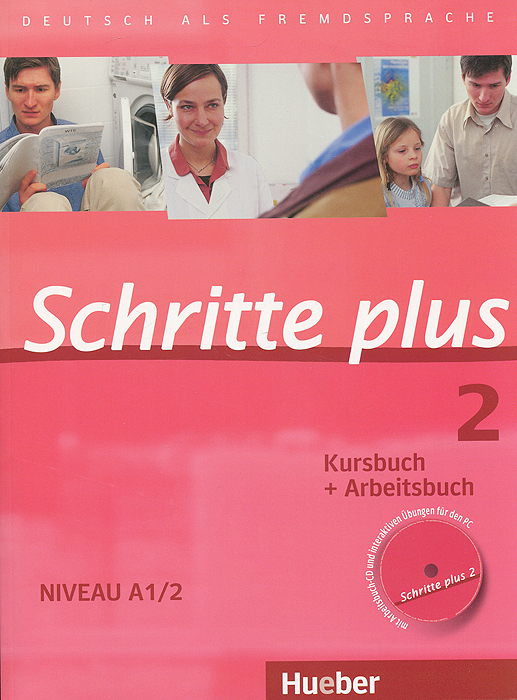 Schritte Plus 2: Kursbuch + Arbeitsbuch: Niveau A1/2 (+ CD)