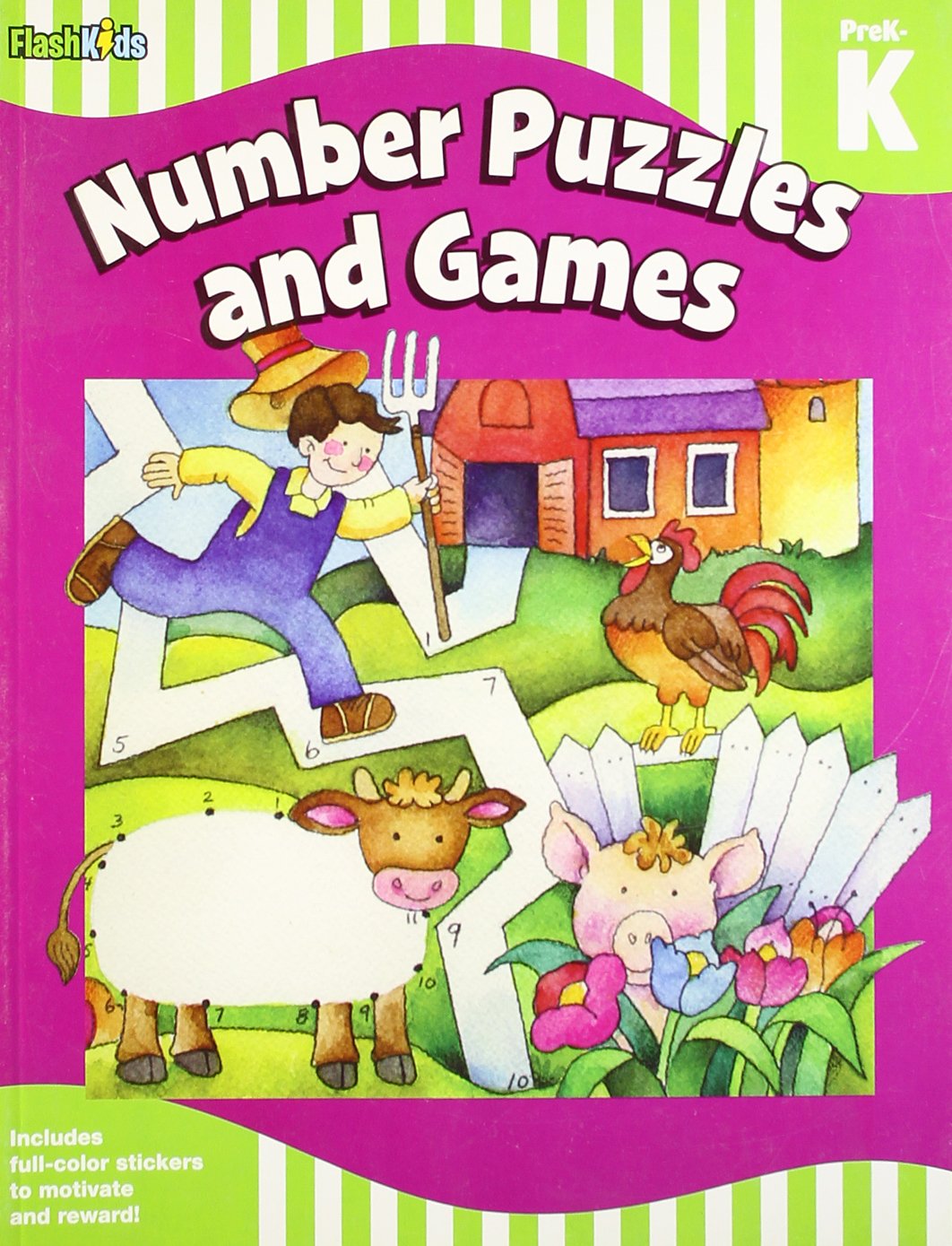 Number Puzzles and Games: Grade Pre-K-K