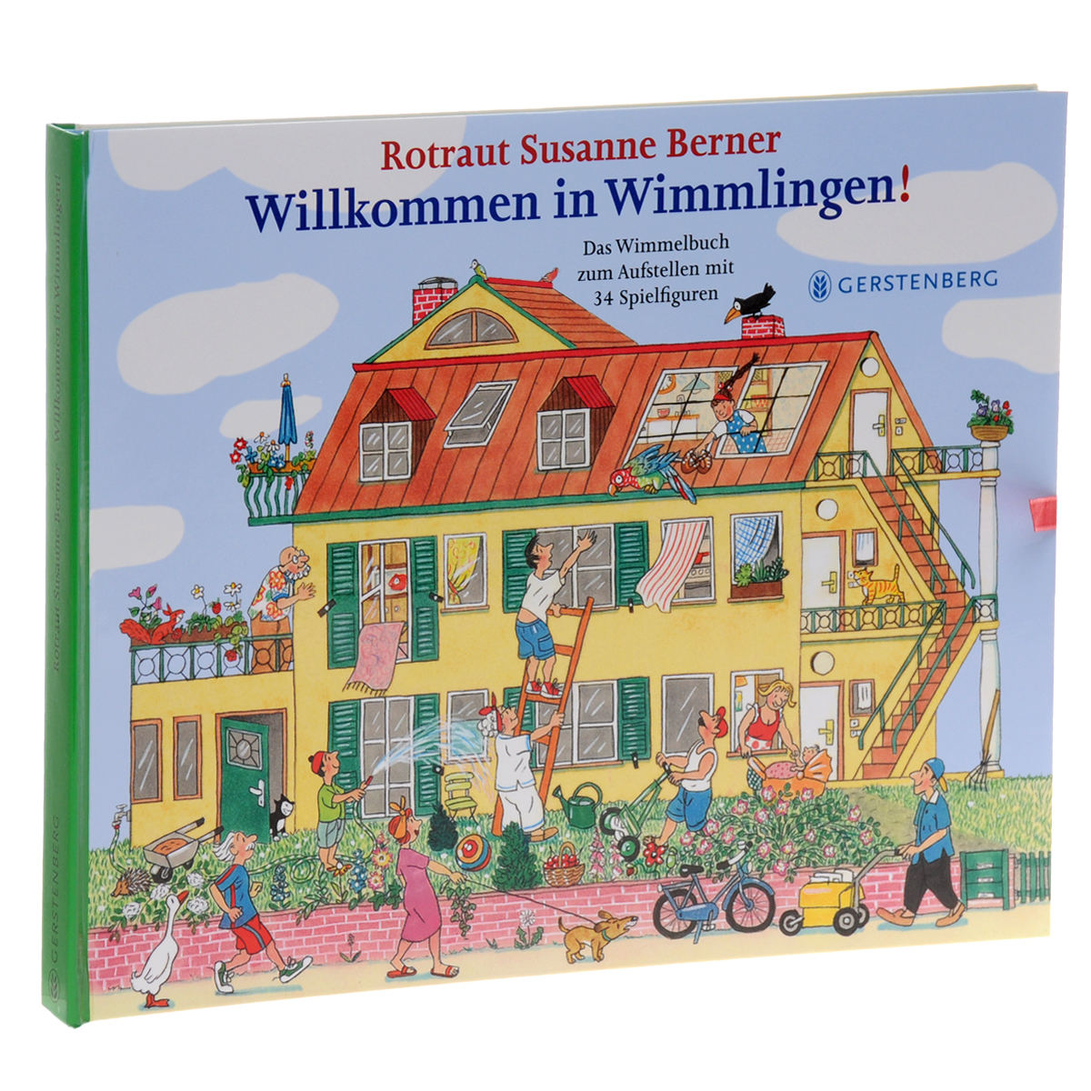 Willkommen in Wimmlingen: Das Wimmelbuch zum Aufsteen mit 34 Spielfiguren