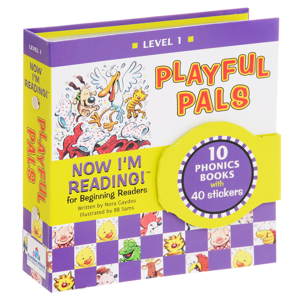 Now I'm Reading! Level 1: Playful Pals (комплект из 10 книг + наклейки)