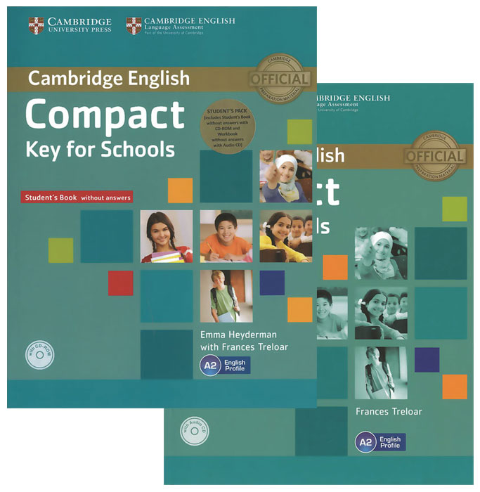 Emma Heyderman, Frances Treloar Compact Key for Schools: Level A2 (комплект из 2 книг + CD-ROM, CD) aladdin level 2 cd rom