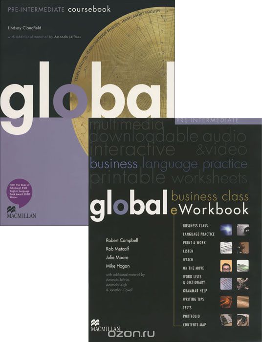 Global: Pre-Intermediate: Coursebook: Workbook (комплект из 2 книг + DVD-ROM)