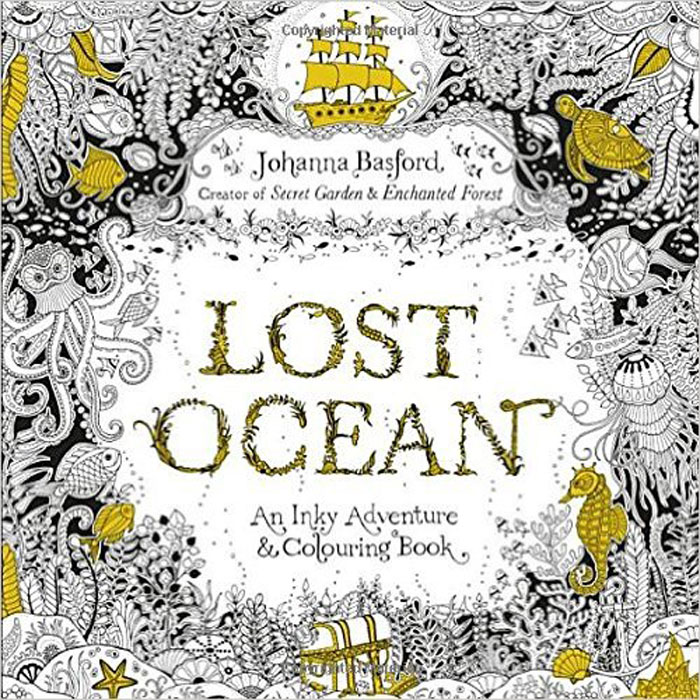 Lost Ocean: An Inky Adventure&Colouring Book