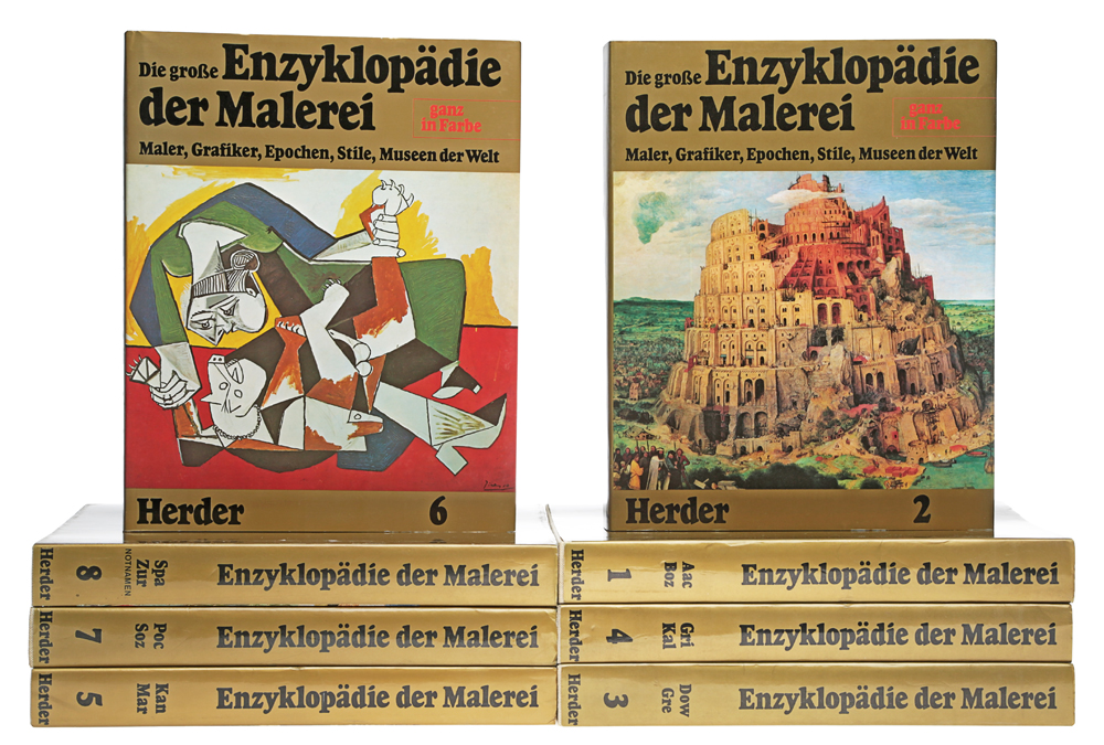 Enzyklopadie der Malerei (комплект из 8 книг)