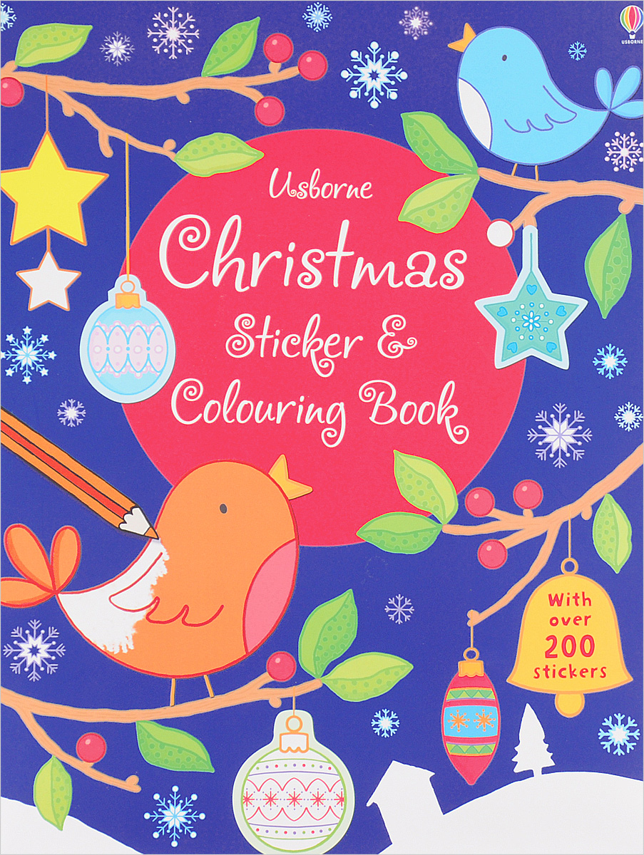 Christmas Sticker&Colouring Book (+наклейки)
