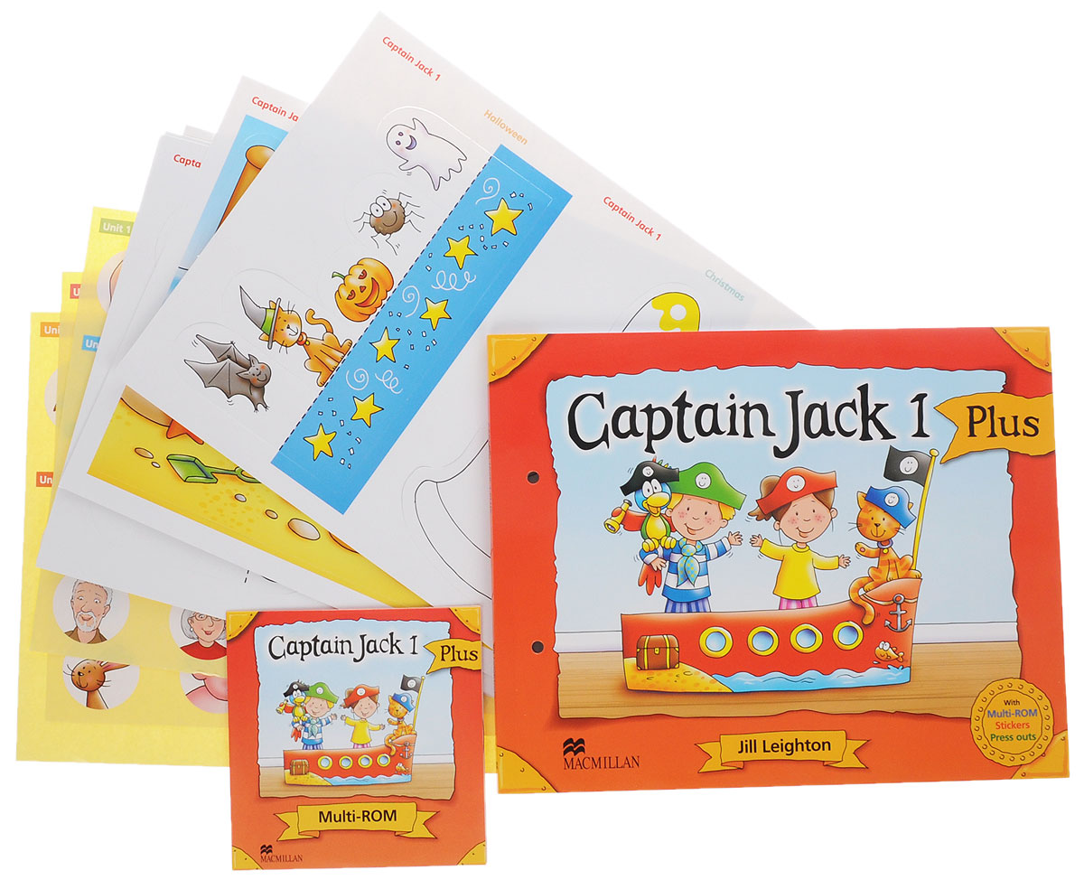 Captain Jack 1 Plus: Pupil's Book (+ Multi-ROM, наклейки, вырубки)