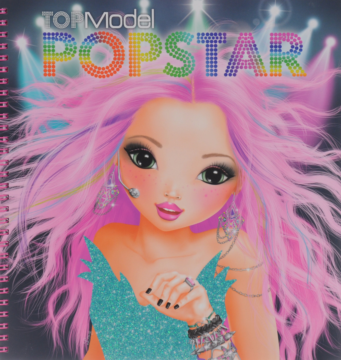 Top Model: Popstar. Раскраска (+ наклейки)