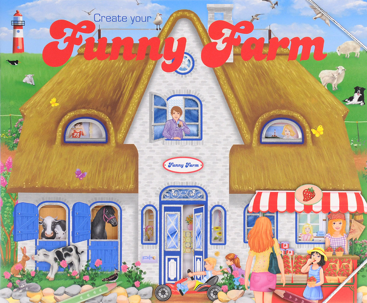 Creative Studio: Create your Funny Farm (альбом с наклейками)
