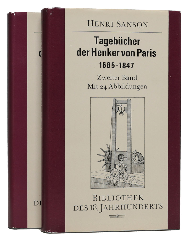Tagebuecher der Henker von Paris. 1685 - 1847 (комплект из 2 книг)