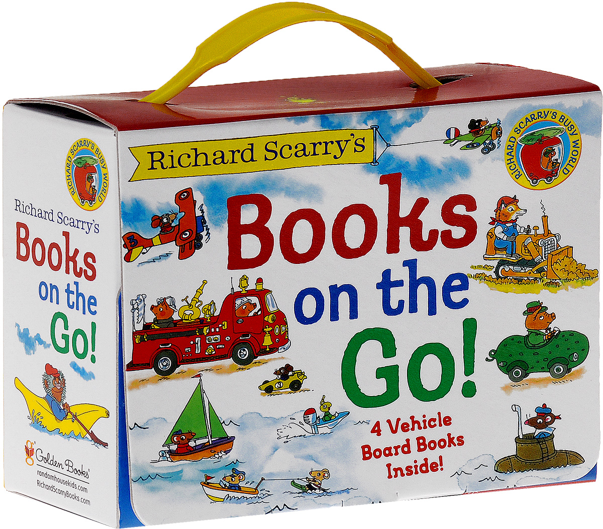 Books on the Go! Cars: Tracks: Boats: Planes (комплект из 4 книг)