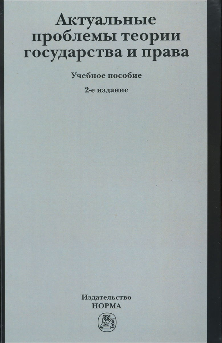 Актуальные проблемы теории государства и права. Учебное пособие