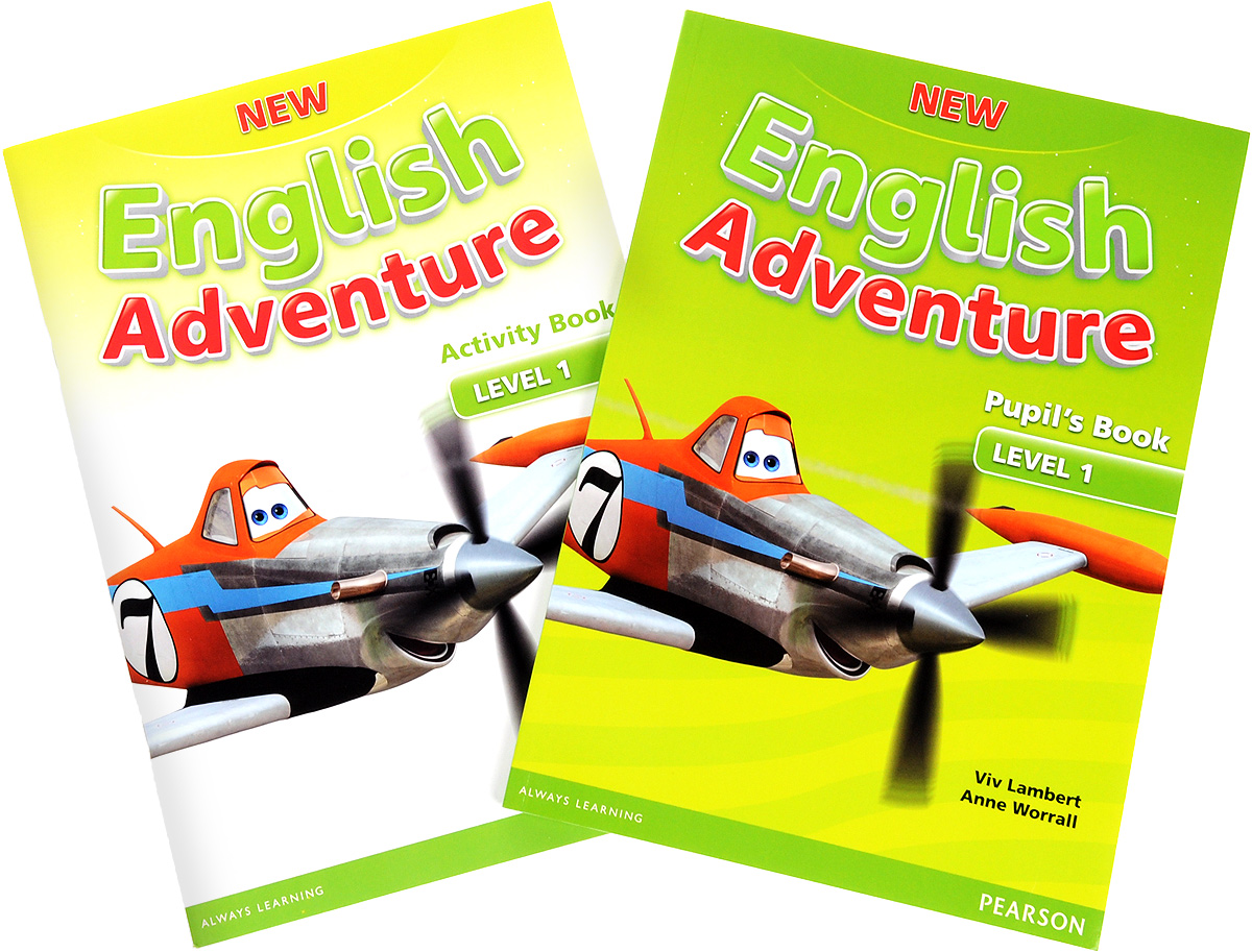 New English Adventure: Level 1 (комплект из 2 книг + CD)