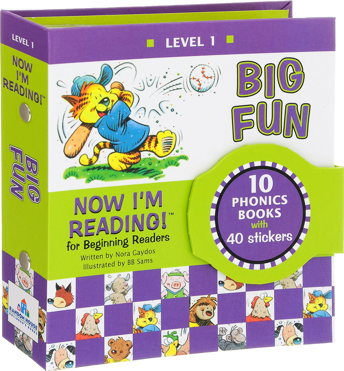Now I'm Reading! Level 1: Big Fun (комплект из 10 книг + наклейки)